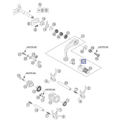 54634031050  Bolt For Shift Lever KTM EXC-SX-SXF & LC4