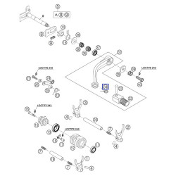 54634032100  Shift Lever Spring KTM EXC-SX-SXF & LC4