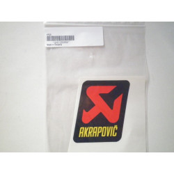SXS12350509  Αυτοκόλλητο Akrapovic 75x95 mm