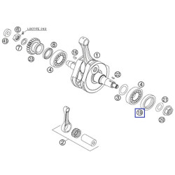 0760304240  Seal Ring KTM EXC-F 250 '06-'11