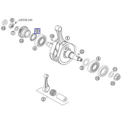 0760354240  Seal Ring KTM EXC-F 250 '06-'11