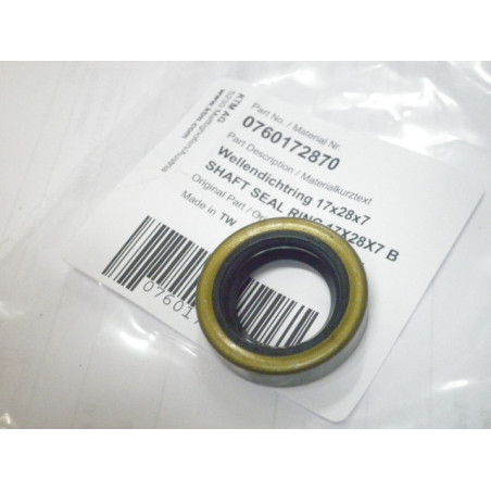 0760172870  Shaft Seal Ring 17x28x7 B KTM EXC-F 250-350