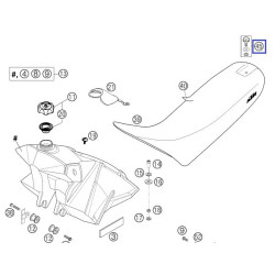 58307039000  Βίδα Σέλας Μισής Στροφής KTM SMC-625-660 '03-'04
