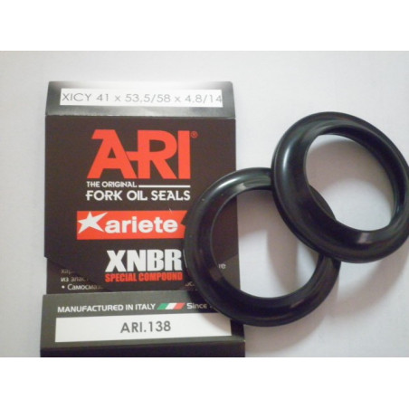 ARI138  Ariete Front Fork Dust Seal Set Yamaha YZF-R1-R6