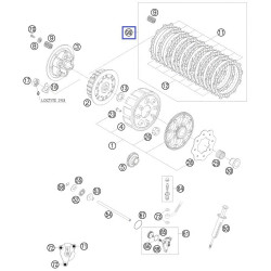54832011010  Δίσκοι Συμπλέκτη Σετ KTM EXC-250-300 '08-'12