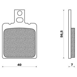 519HF  SBS Rear Brake Pads Ducati Monster 