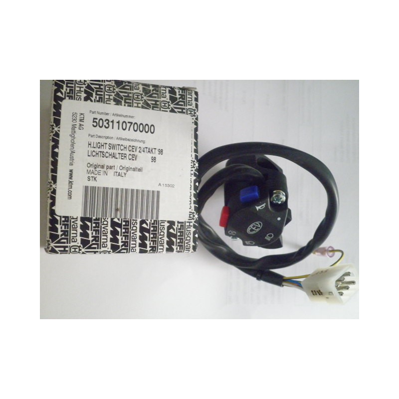 50311070000  Διακόπτης Φώτων Αριστερός KTM EXC '00-'13 EXC-F '06-'13