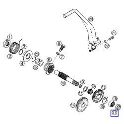 0760223270  Shaft Seal Ring KTM LC4-640 '98-'06