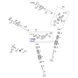 59036062000  Adjustment Screw KTM EXC 4T '00-'07 SX 4T '00-'06