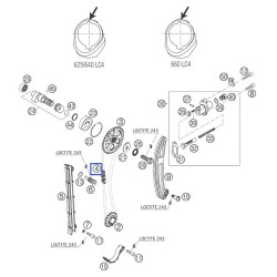 58036013000  Timing Chain KTM LC4-640