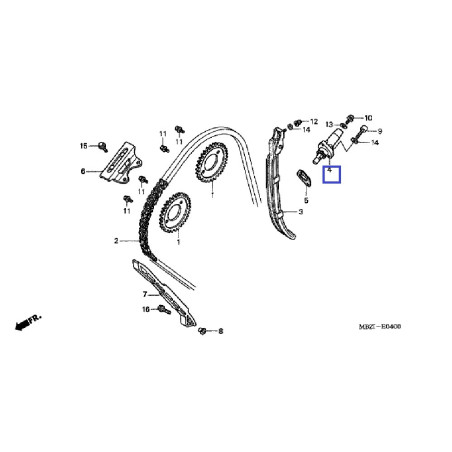 14520MBZC51  Lifter Tensioner Honda CB-600F Hornet '05-'06