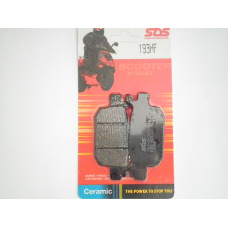 193HF  SBS Rear Brake Pads Honda SH-150i-300i NSS-250 Forza 