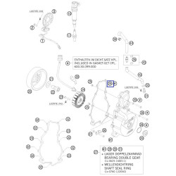 60030040100  Φλάντζα Καπακιού Βολάν KTM LC8 950-990