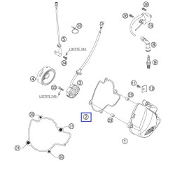 77030040000  Φλάντζα Καπακιού Βολάν KTM SX-F 250 '05-'10
