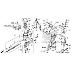 53170MEL006  Μανέτα Φρένου Honda CB-1000R 