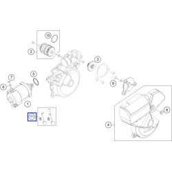 55140002144  Καρβουνάκια Μίζας Σετ KTM EXC-250-300 '13-'16