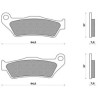 671LS  SBS Rear Brake Pads KTM ADV-950-990