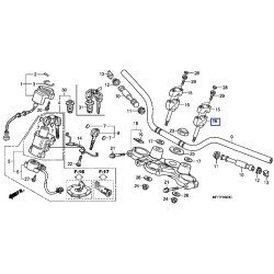 53132KL3670  Handlebar Holder Honda XL-600V-650V-700V Transalp 