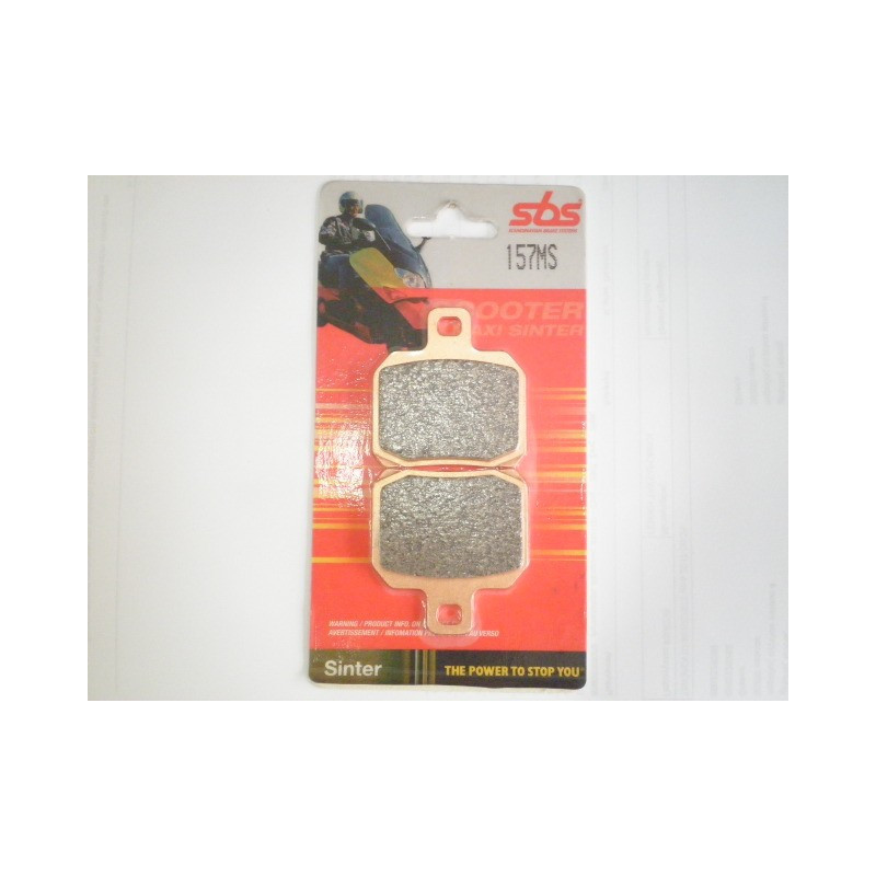 157MS  SBS Rear Brake Pads Yamaha YP-125 Majesty