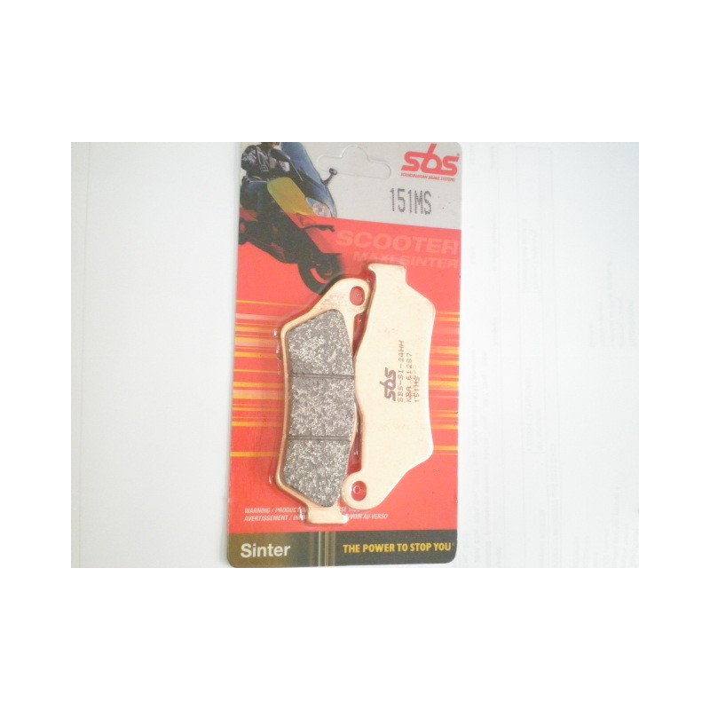 151MS  SBS Front Brake Pads Yamaha YP-125 Majesty 