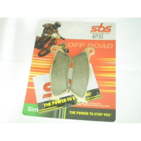 671SI   SBS Front Brake Pads Yamaha TT-600R TT-600E