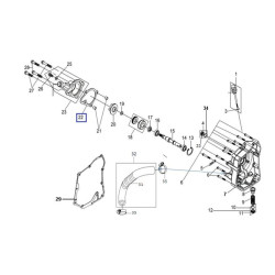 19229H9A000  Φλάντζα Καπακιού Αντλίας Νερού SYM Citycom 300i GTS-250-300 