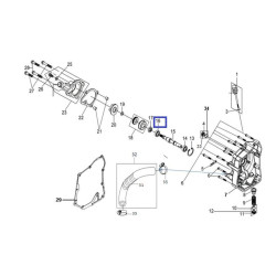 91001KJ9005  Ρουλεμάν Αξονα Αντλίας Νερού SYM Citycom 300i GTS-250-300 
