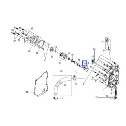 9610060000 Ρουλεμάν Αξονα Αντλίας Νερού SYM Citycom 300i GTS-250-300 