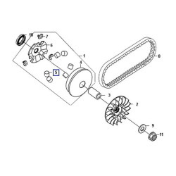 22121GY6920A Μπίλιες Φυγοκεντρικού Σετ Sym Symphony-ST 200i