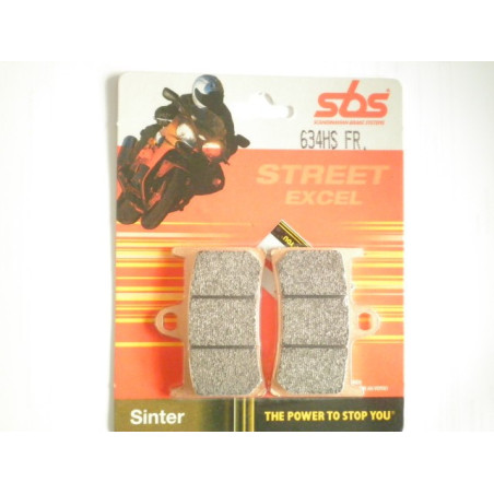 634HS  SBS Front Brake Pads Yamaha TDM900 FZ6 YZFR1 YZFR6 XJR1300 FJR1300