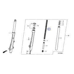 51401KPH971  Front Fork Spring Honda ANF-125 Innova