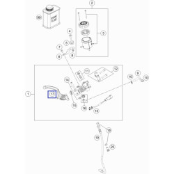 6101300200030  Hande Brake Lever Loose KTM Superduke 1290 '14-'18