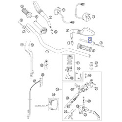 61002004000  Vibrations Absorber KTM Duke 690