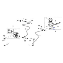 35340L6C000  Brake Light Switch Front SYM GTS-250-300 Citycom 300i