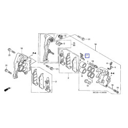 45108MY1006  Spring Pad Honda XLV-600-650-700 Transalp