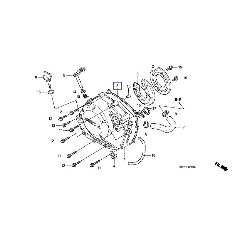 11393KGH901  Clutch Cover Gasket Honda CBR-125 