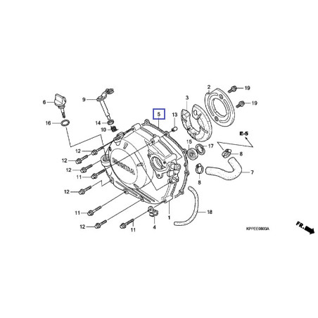11393KGH901 Φλάντζα Καπακιού Συμπλέκτη Honda CBR-125