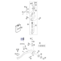 54603062100  Ελατήριο Πεντάλ Πίσω Φρένου KTM EXC-SX
