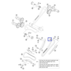 60036013000  Timing Chain  KTM LC8 ADV-950-990