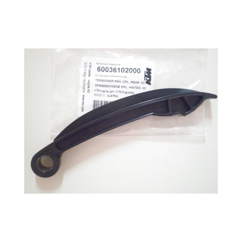 60036102000  Tensioner Rail Cpl. Rear KTM LC8 ADV-950-990
