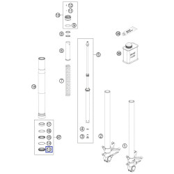 43570624  Ξύστρα Εμπρός Ανάρτησης KTM Duke 125-200-390-690