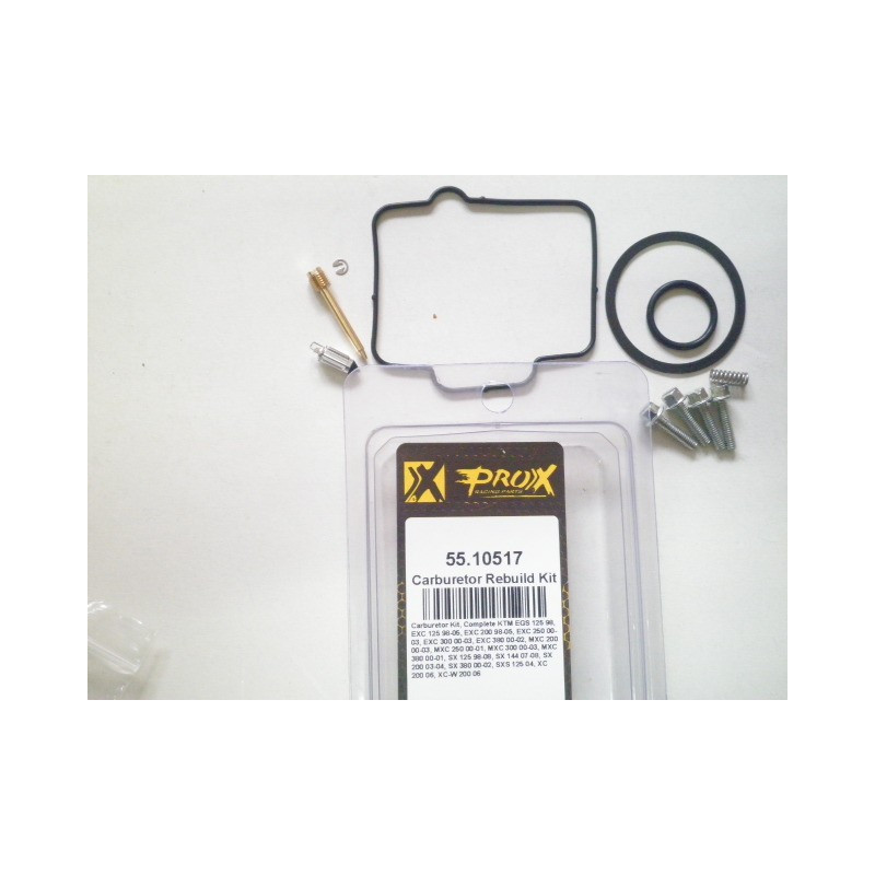 55-10517  PROX Carburetor Rebuild Kit KTM EXC-125/200 '98-'06  SX-125 '98-'08