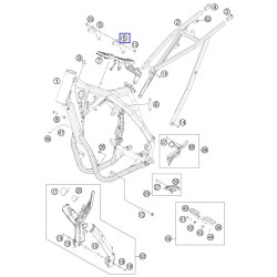 77303513000  Engine Brace KTM SX-F 450 '11-'12
