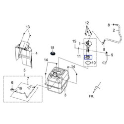 16711M9Q000  Fuel Pump Filter SYM GTS-250-300 EFI F4 