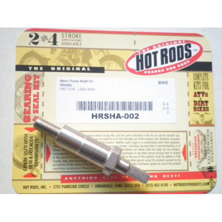HRSHA-002   Hot Rods Water Pump Shaft Honda CRF-450R '02-'08