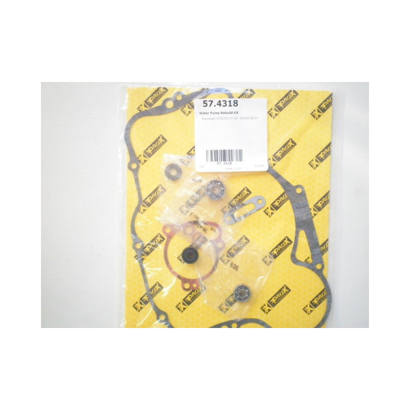 57-4318  PROX Water Pump Rebuilt Kit Kawasaki KX-250 '88-'91