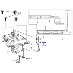 37800HHA000  Φλοτέρ Βενζίνης SYM HD-200 '04-'07