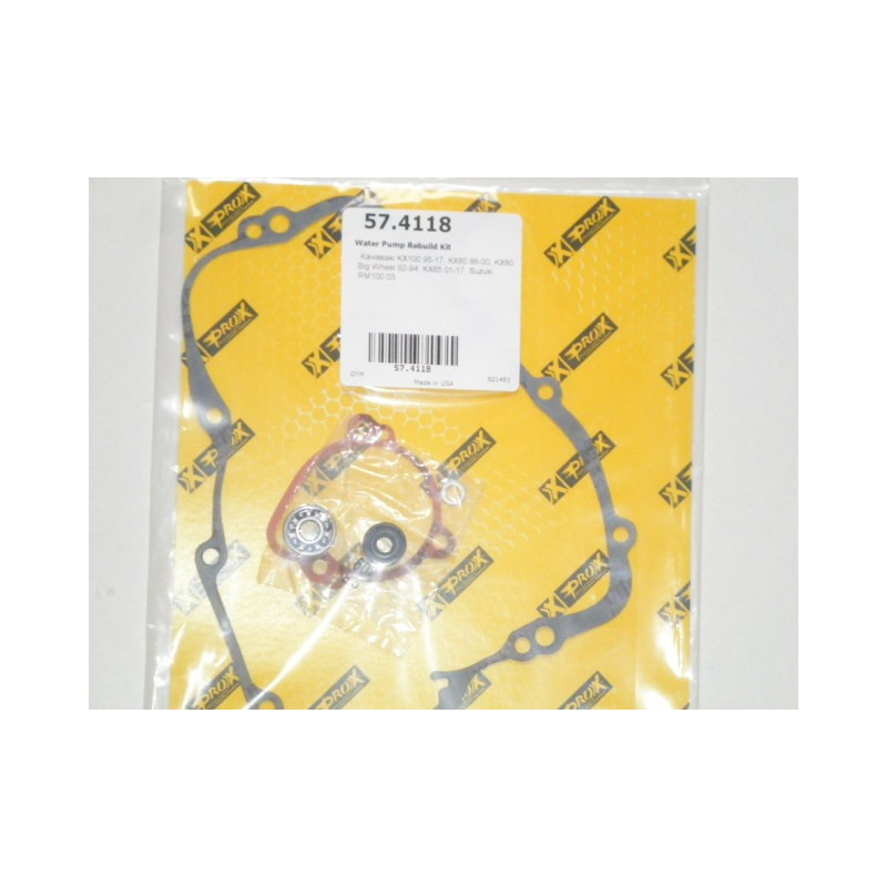 57-4118  PROX Water Pump Rebuilt Kit Kawasaki KX-80-85-100