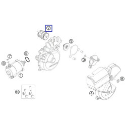 55140026100  Κόμπλερ Μίζας KTM EXC-250 '10-'14 EXC-300 '07-'14