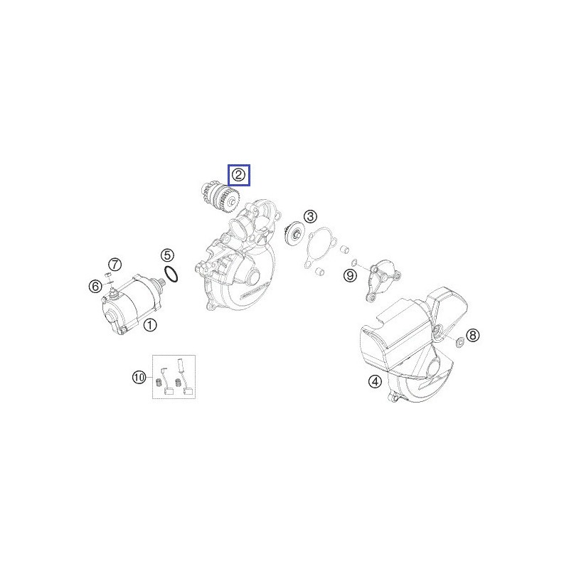 55140026400  Bendix KTM EXC-250-300 '15-'16